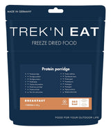 Trek'n Eat Protein Porridge – Eiwitrijk ontbijt voor buiten | Gevriesdroogde tafel voor kamperen, wandelen en expedities | Vullend, snel klaar, ideaal voor op reis