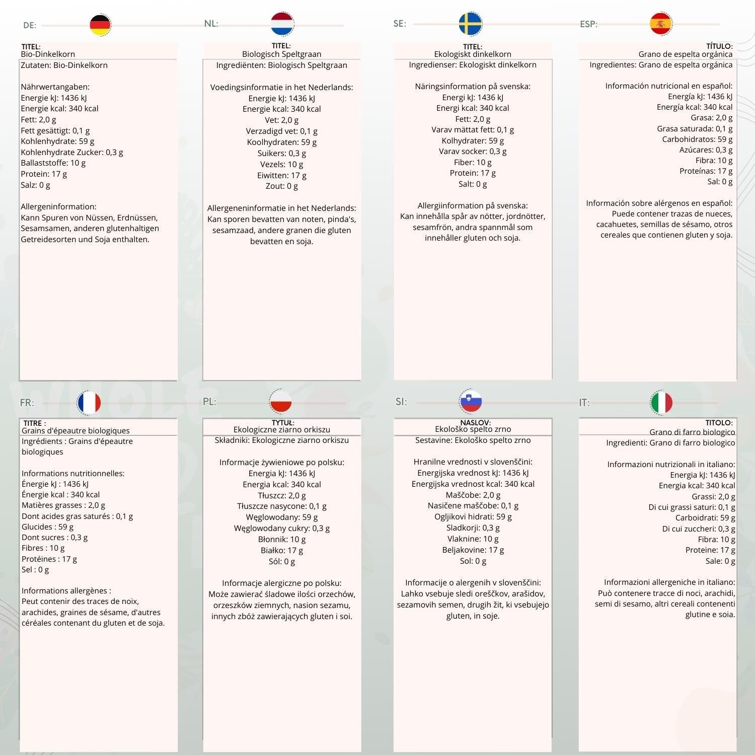 Wholefood Earth Biologische Speltgranen – 3 kg | Niet-GMO | Veganistisch | Rijk aan vezels | Gecertificeerd biologisch
