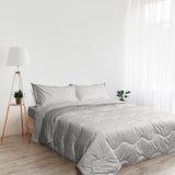 Foppapedretti Nacht&Natura dekbed voor tweepersoonsbed 2P; parelgolf, hoes van 100% katoen, Made in Italy Quilts en quilts Naty Shop