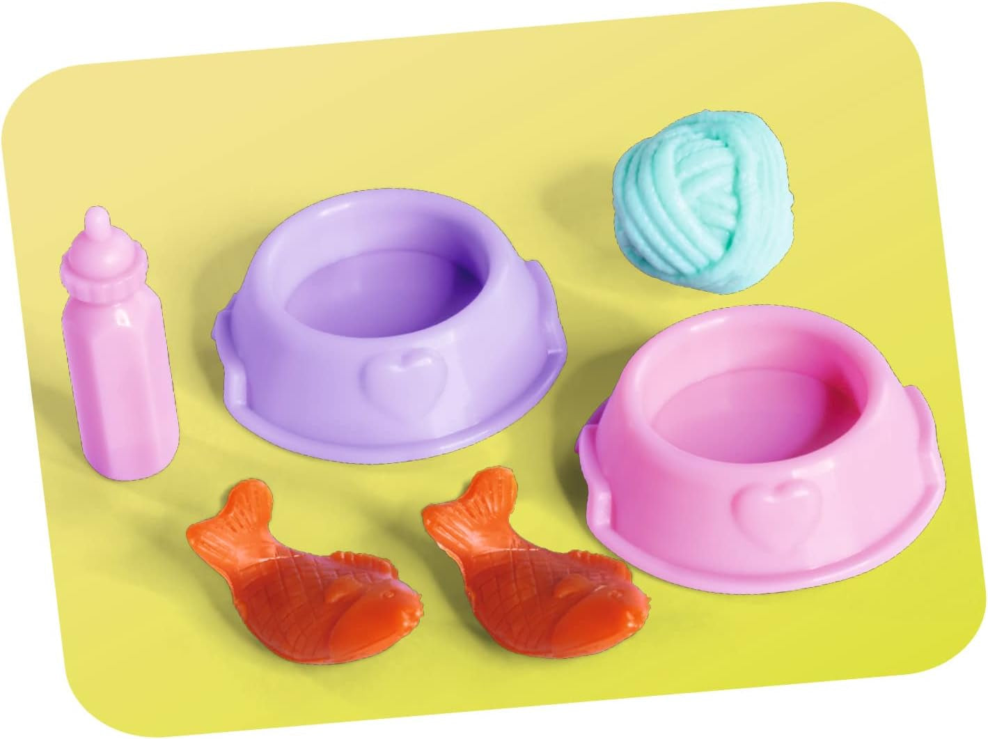 Simba Steffi Love Baby Cats, speeltoestel in modieuze kleding met schwangerer Katze en Zwei süßen Katzenbabys, Zubehör, 29cm, vanaf 3 jaar