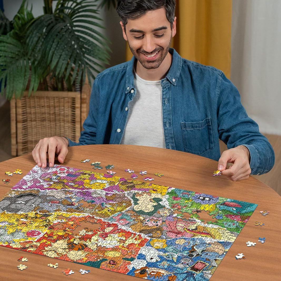 Ravensburger Puzzel 12000832 - Pokémon Adventure - Pokémon-legpuzzel van 1000 stukjes voor volwassenen en kinderen vanaf 14 jaar Puzzel Naty Shop