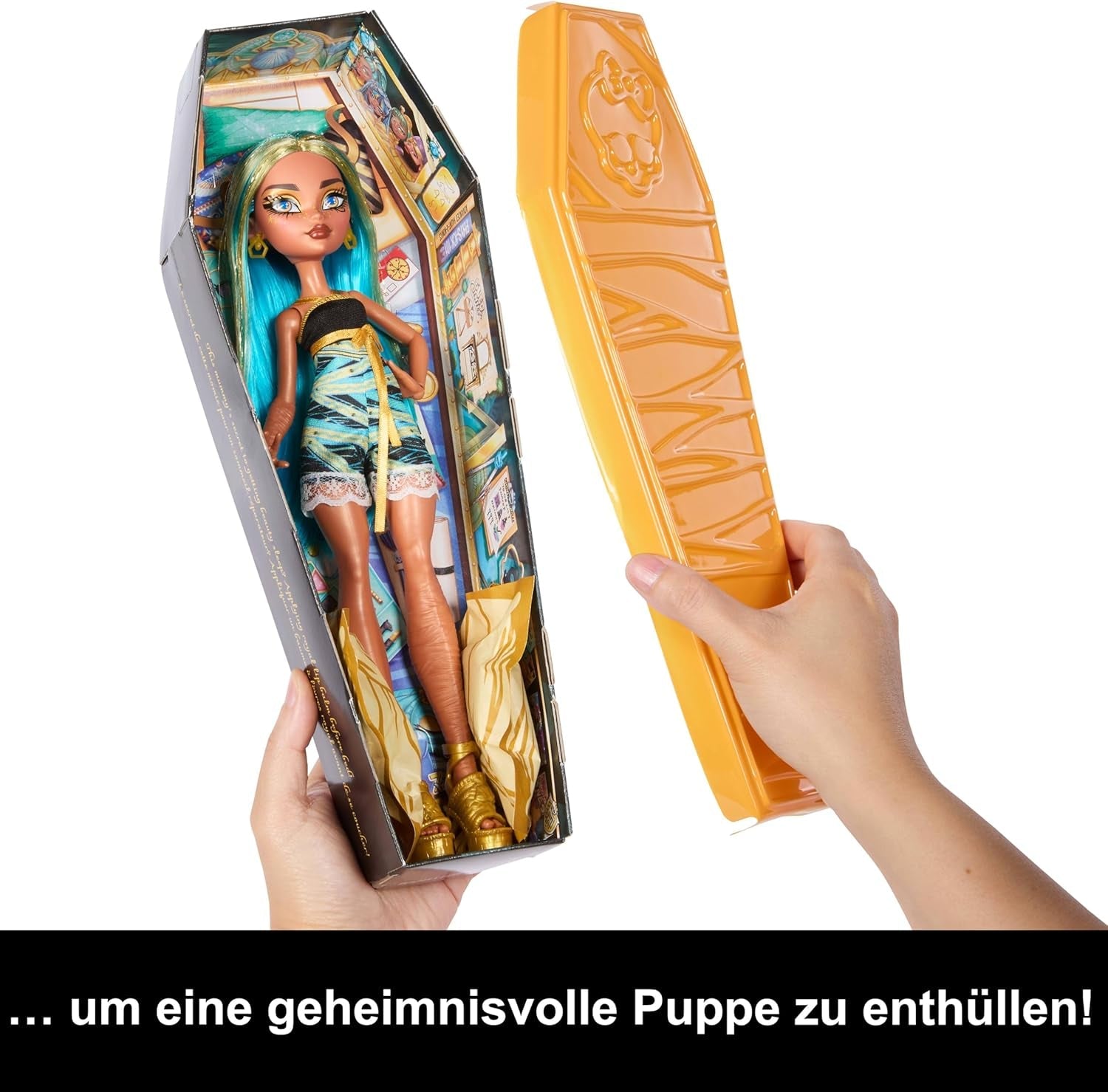 Monster High Buried Secrets-poppen en accessoires, Gezellig Creepover-thema met een mysteriepop en 5 Unboxing-verrassingen (cijfers kunnen variëren), HYV64