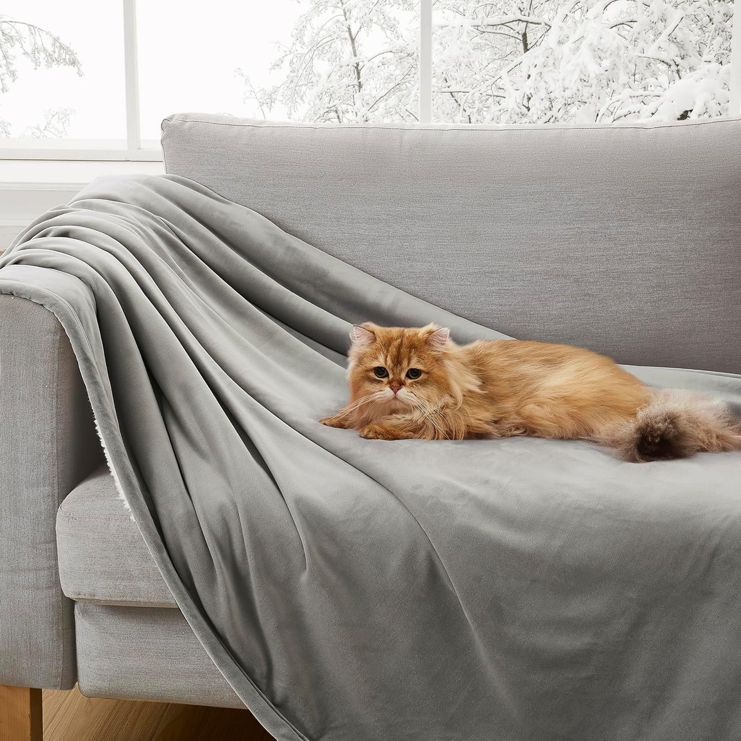 UGG 01465 Bliss Sherpa deken Volledig omkeerbaar voor bank of bed Machinewasbaar Gemakkelijk te onderhouden Zacht pluche Oversized luxe dekens 178 x 127 cm Seal Naty Shop Dekbedden en dekbedden
