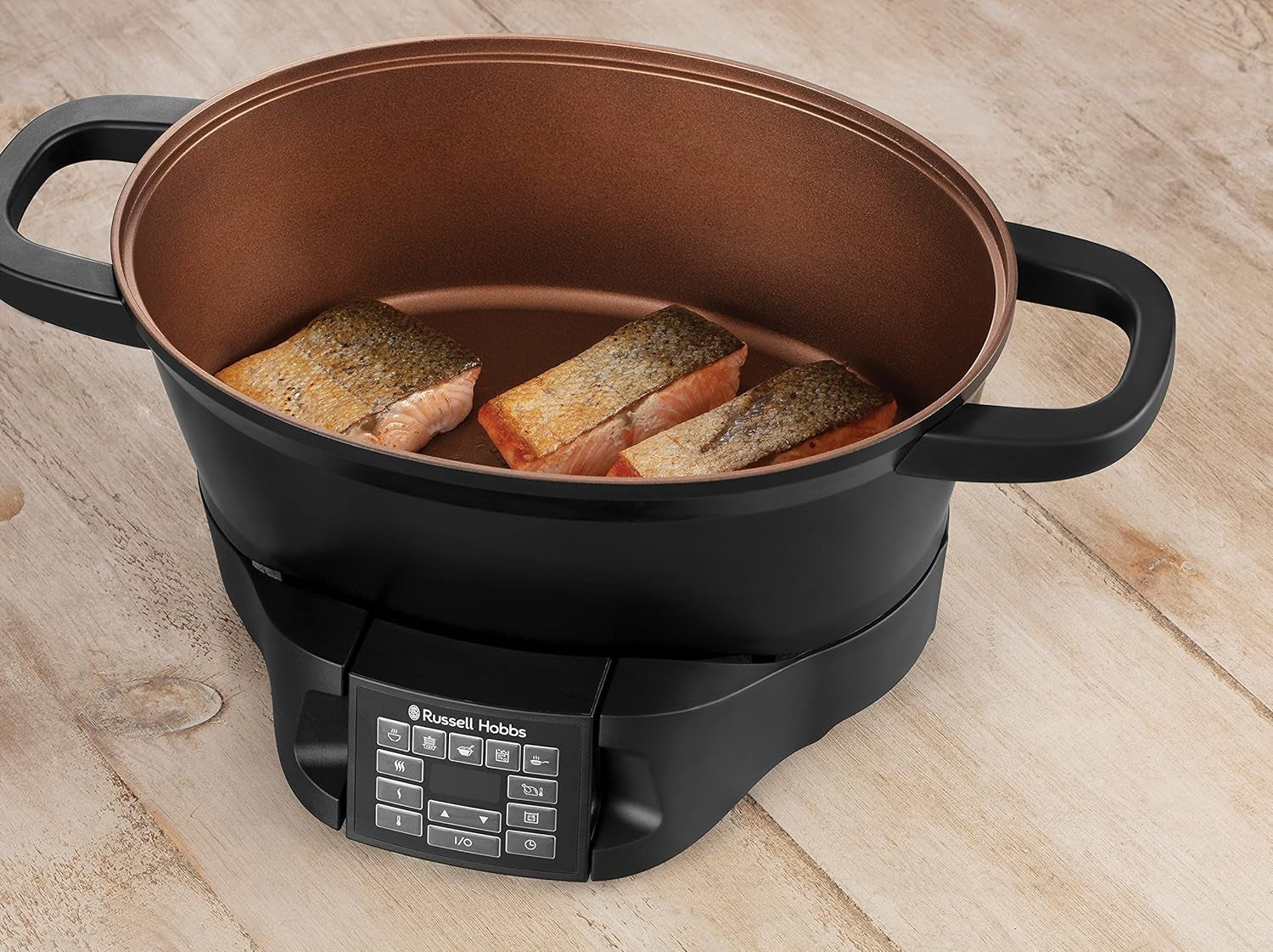 Multicooker Russell Hobbs 6,5L, digitaal display, 8 kookfuncties Slowcooker Naty Shop