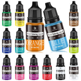 Voedselkleuring - 20 kleuren x 10 ml geconcentreerde vloeibare kleurstof voor taartdecoratie, bakken, koekjes, macarons - suikervrije kleurstof voor drankjes, taartdecoratie, doe-het-zelf-slijm, paaseieren