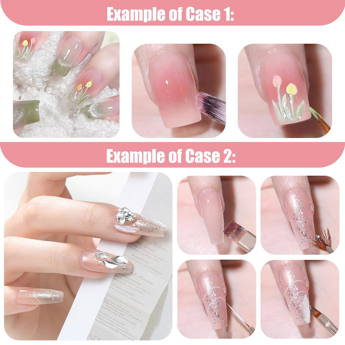 10 Stück Nail-Art-Pinsel, Nagel-Gel-Nagellack-Malpinsel, Zeichenstift, Nagel-Liner-Pinsel en Nagel-Dotting-Stift voor Gel-Nagellack, DIY, Maniküre, Salon Zu Hause