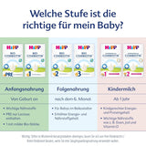HiPP 2 Biologische Combiotik (4 x 600g), opvolgmelk na 6 maanden, met zetmeel, natuurlijke culturen van melkzuur, GOS, Omega-3 (DHA, ALA), van de beste biologische kwaliteit