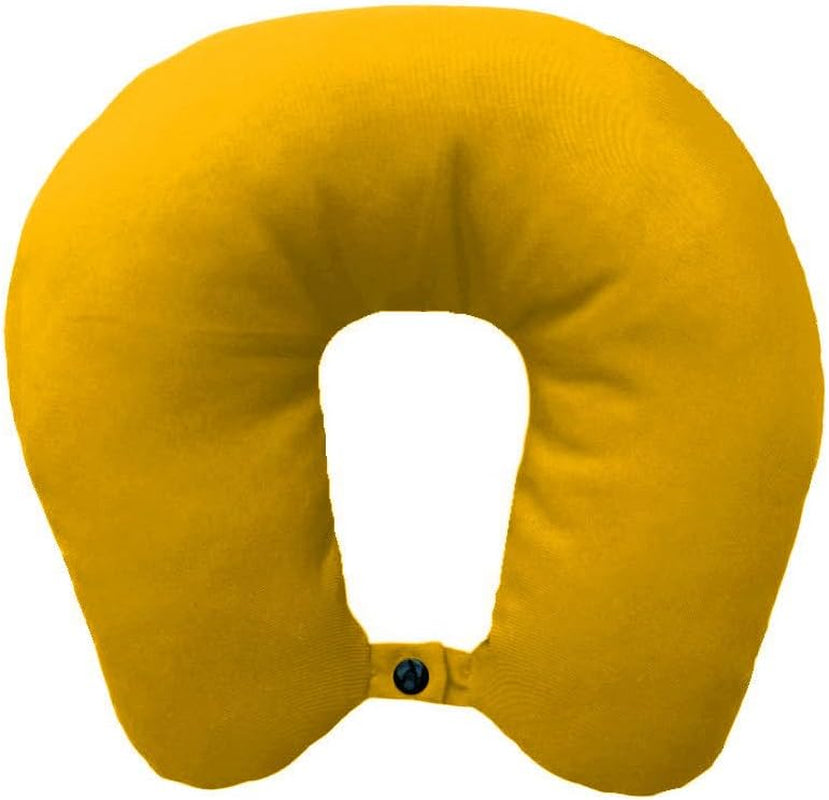 Lemos Home Nekkussen met microvezelvulling, neksteunkussen, comfortabel reiskussen voor vliegtuig, auto, kantoor, ideaal voor kamperen, vakanties en reisgadgets (Mintgroen)