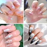 30 Blatt Aurora-Nagelkunst-Aufkleber, Selbstklebende 3D-Blumen-Nagelaufkleber, Aurora-Mond-Stern-Nagelaufkleber voor Nagelkunst, Blatt-Herz-Nageldesign voor doe-het-zelf-acrylnägel-decoratie