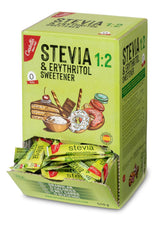 Stevia + Erythritol 1:2 Süßstoff | 204 Mythezak 2,5 G | 100% Natürlicher Zuckerersatz - 0 Kalorien - 0 Glykämischer Index - Keto en Paleo - 0 Kohlenhydraat - Kein GVO - Castello sinds 1907-510 G Zoetstoffen Naty Shop Standaardtitel