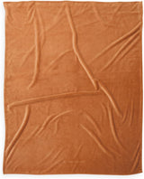 TOM TAILOR Wellsoft Deken, 150X200 Cm, 100% Polyester/ Wellsoft, geborduurd met logo, WELLSOFT BLANKET Oranje (Warm Coral) Dekens en dekbedden Naty Shop Oranje 150X200 Cm