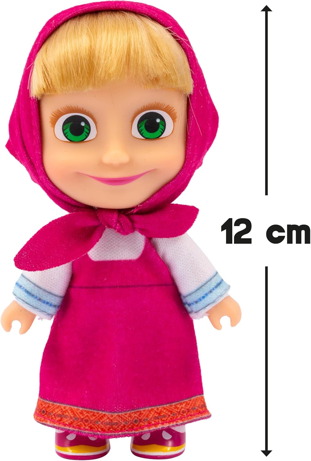 Masha en Michka pop, verzamelbaar zomeroutfitmodel van 12 cm voor 3 jaar en ouder MHA001