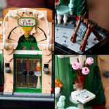 LEGO Icons French Café - Decoraties voor woonkamer of kantoor - Bouwset voor volwassenen inclusief pittoreske gevel, hangende bloempot en stoelen - Cadeau voor mannen en vrouwen 10362 Bouwsets Besuche den LEGO-Store