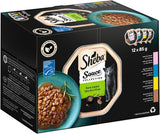 Sheba Sauce Collection Tray Multipack, fijne variant MSC, 4x12x85g