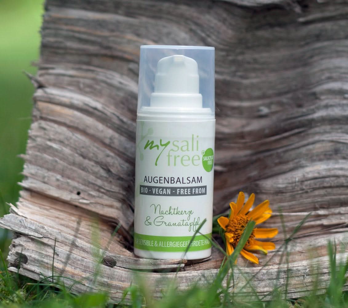 Mysalifree BIO EYE BALM, intensieve anti-rimpel oogcrème voor de gevoelige huid, met granaatappel en oker, 15 ml Cosmetica en Schoonheid Naty Shop