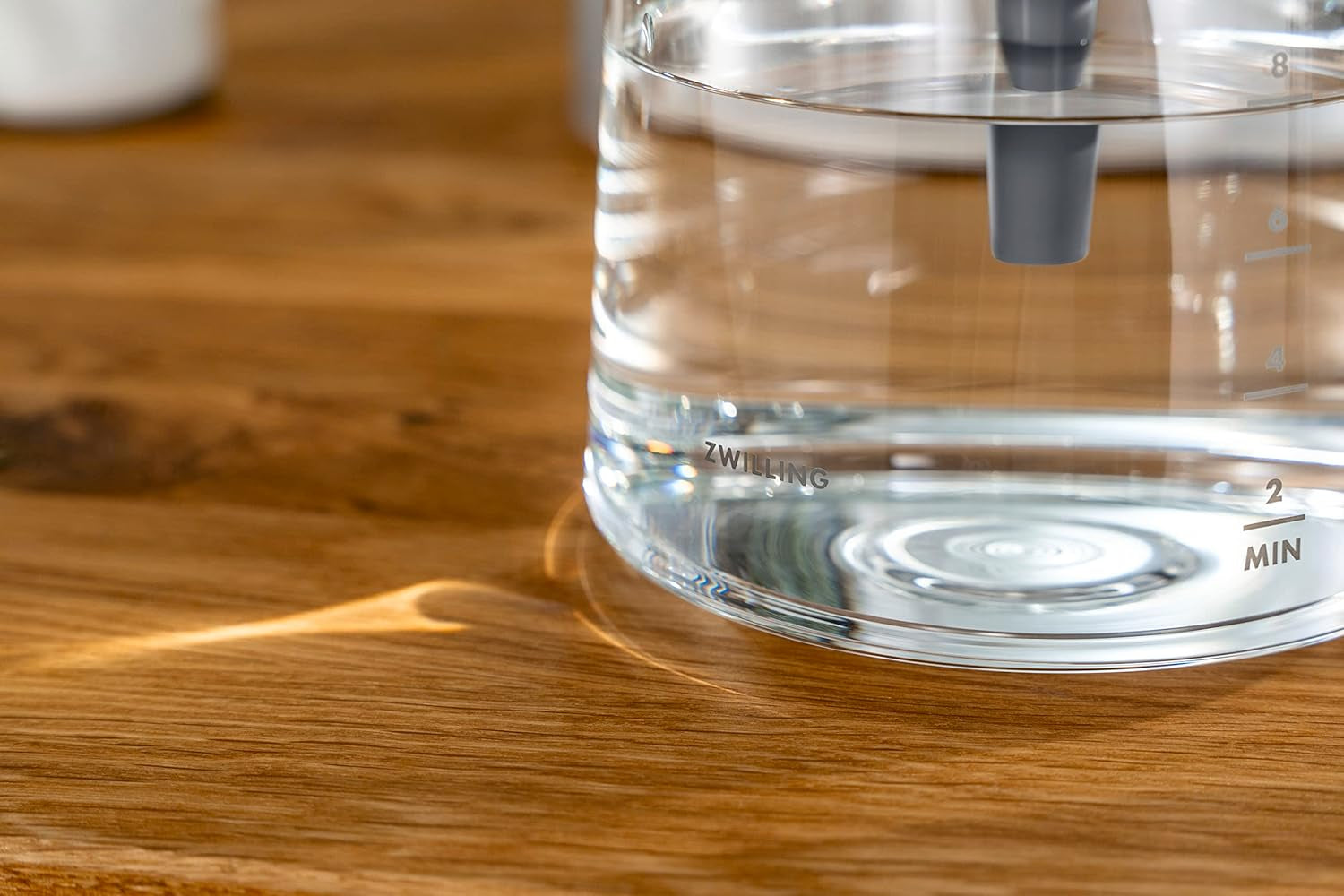 ZWILLING ENFINIGY Filter-espressomachine met glazen karaf van 1,5 liter, espressomachine met roestvrijstalen boiler, bloeifunctie en slimme ontkalking, kunststof, zilver
