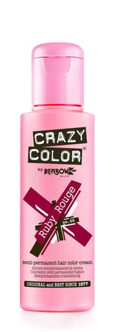 GO TOXIC UV semi-permanente haarkleuringscrème, 100 ml (1 pakje) Naty Shop Robijnrode haarverf 100 Ml (1 pakje)
