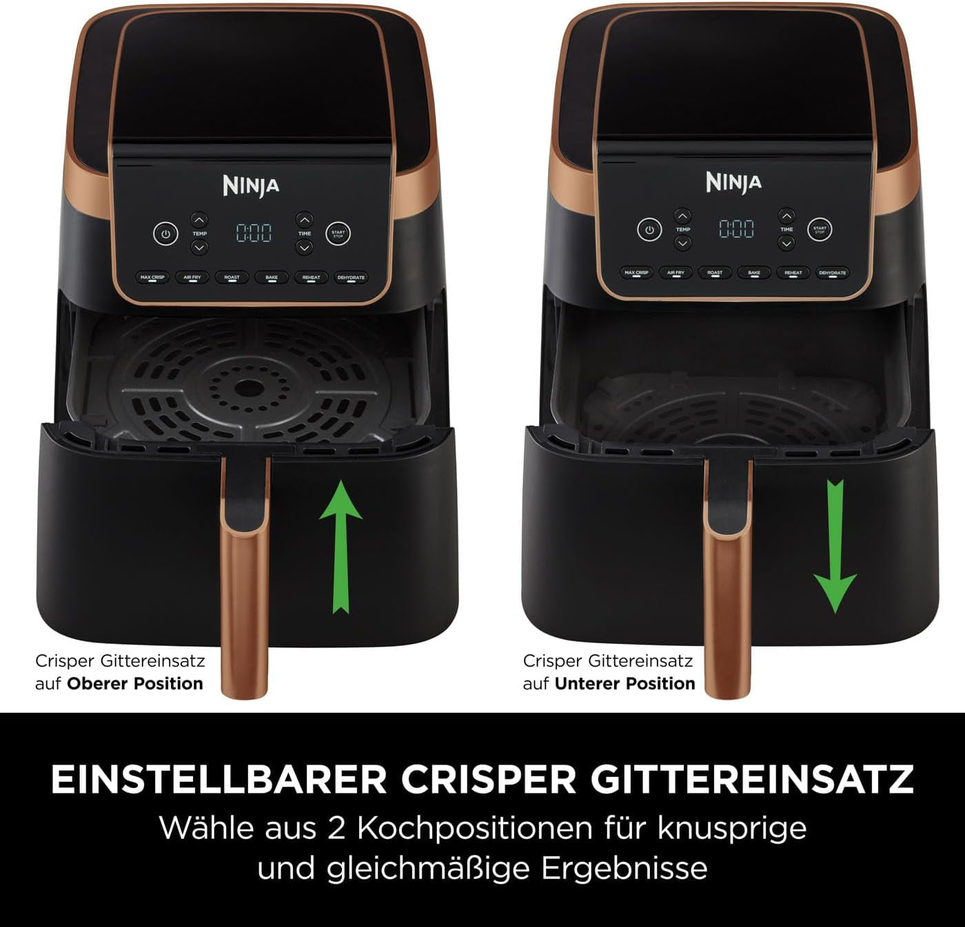 Ninja Airfryer MAX PRO AF180EUCP, 6,2 liter, olievrij Naty Shop Apparaten