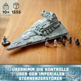 LEGO Star Wars Imperial Star Destroyer, ruimteschipset, bouwspeelgoed, Darth Vader en Cal Kestis speelset, verjaardagscadeau voor jongens, meisjes en fans 75394 Bouwsets Besuche in LEGO-Store