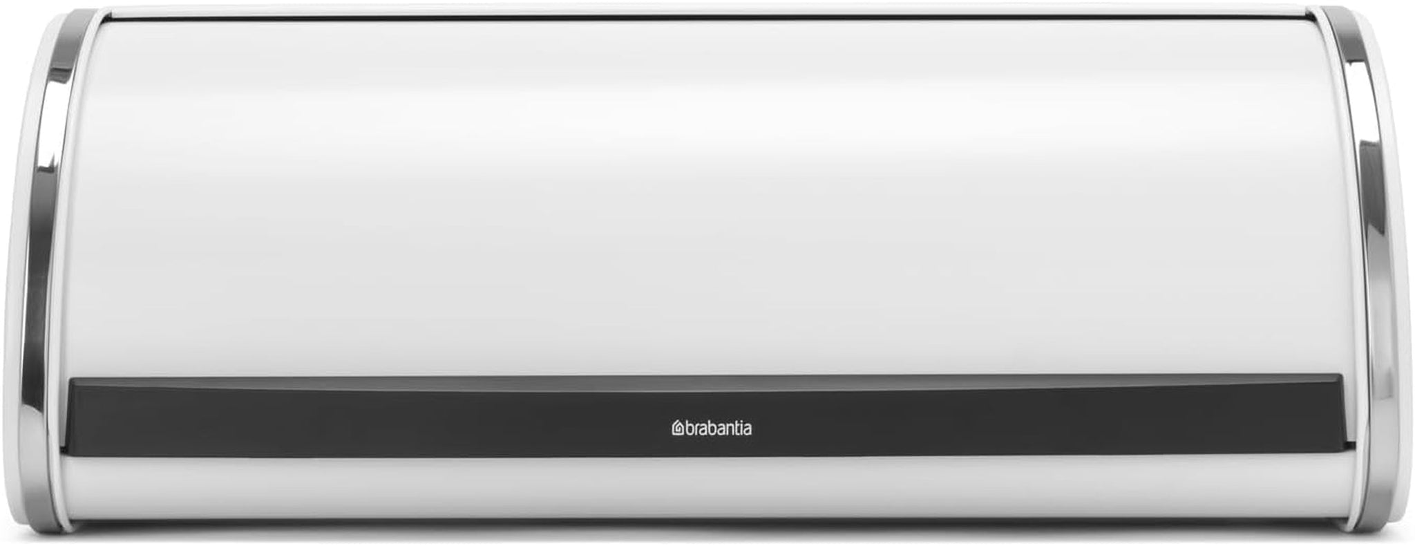 Brabantia broodtrommel - Compacte opbergdoos voor brood, bagels en broodjes op het werkblad, met platte deksel, duurzaam staal - middelgroot - matzwart Voedselbewaardozen Naty Shop Zachtbeige L