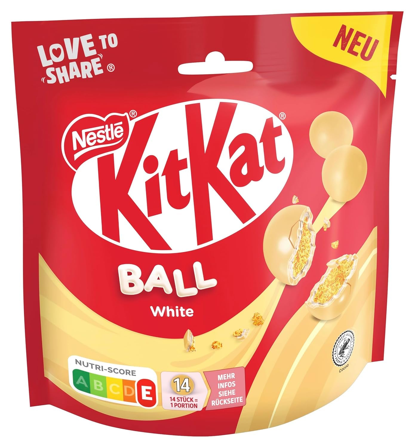 NESTLÉ witte ballen, verpakking van 1 (1 x 130 g)