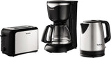 Tefal CM3408 Glazen mini-koffiezetapparaat (600 W, 6 kopjes) zwart/roestvrij staal, CM340811