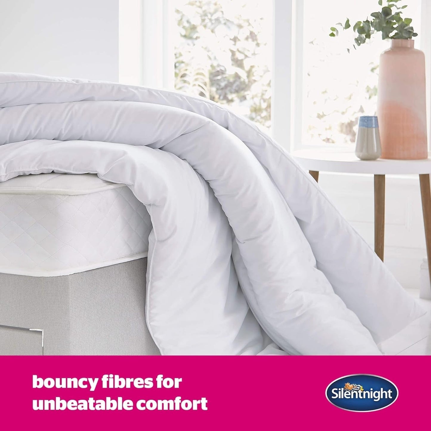 Silentnight "Ultrabounce" dekbed, microvezel, wit, eenpersoonsbed Dekbedden en dekbedden Naty Shop