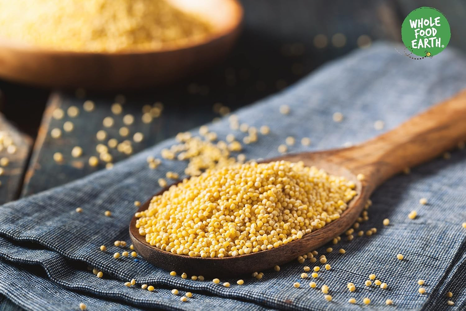 Aarde volkoren gierst - non-GMO - natuurlijk - vegan - zuivelvrij - geen toegevoegde suikers - 1 kg