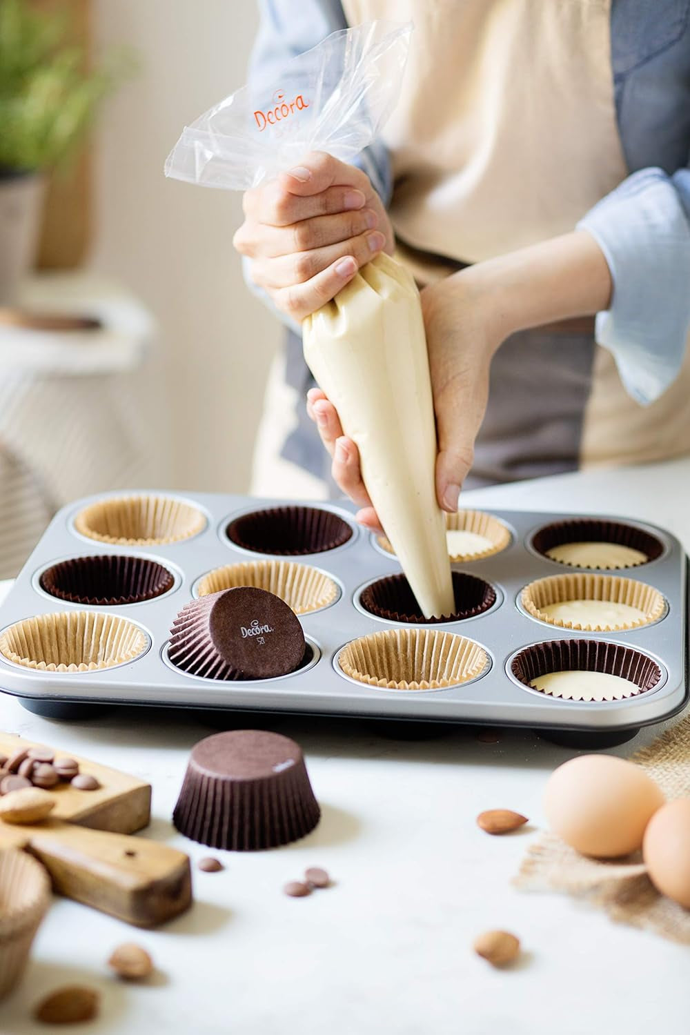 0062750 bakvorm voor 12 muffins Bakvormen en bakplaten Naty Shop