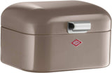 Wesco 235 001 Mini Grandy broodmand 17 x 18 x 12 cm (L/B/H) roze, roestvrij staal Voedselbewaardozen Naty Shop Warmgrijs