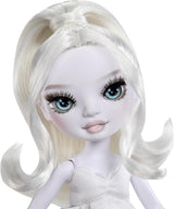 Rainbow High Shadow High Girl's Night Doll - Natasha Zima - 28 cm modepop in grijstinten, wit haar en zilveren outfit met accessoires en kam - Voor verzamelaars en kinderen vanaf 6 jaar