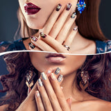 80 stks 3D Vlinder Nagel Charmes Legering Vlinder Goud Zilver Glitter Nail Art Decoraties Nagel Sieraden Accessoires DIY Manicure voor Vrouwen