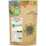 Wholefood Earth Biologische Franse Stijl Donkergroene Linzen 1kg Niet-GMO | Veganistisch | Rijk aan vezels | Rijk aan eiwitten | Gecertificeerd biologisch