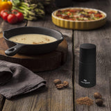 Microplane Kruidenmolen Zwart voor Nootmuskaat, Kaneel, Tonkabonen, Lange Peper en Andere Droge Kruiden Malen en Grinders Naty Shop