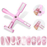 SUPWEE 5 in 1 nagelmagneetgereedschap, roze Cat Eye-magneet voor nagelmultifuncties Magnetstift DIY Magic 3D-magneetstick-pennenset Nail Art-magneetstick voor nagelkunst doe-het-zelf