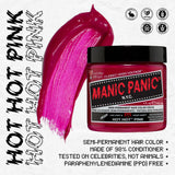 Manische paniek Hot Hot Pink Classic Cream Vegano Cruelty Free Semi-permanente haarverf 118 ml Naty Shop Haarverf