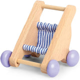 Hape Babykamer - Houten poppenkamerset, babypopmeubilair, poppenhuisaccessoires voor peuters, miniatuur babykamer met schommel en accessoires, rollenspel van 3 jaar oud