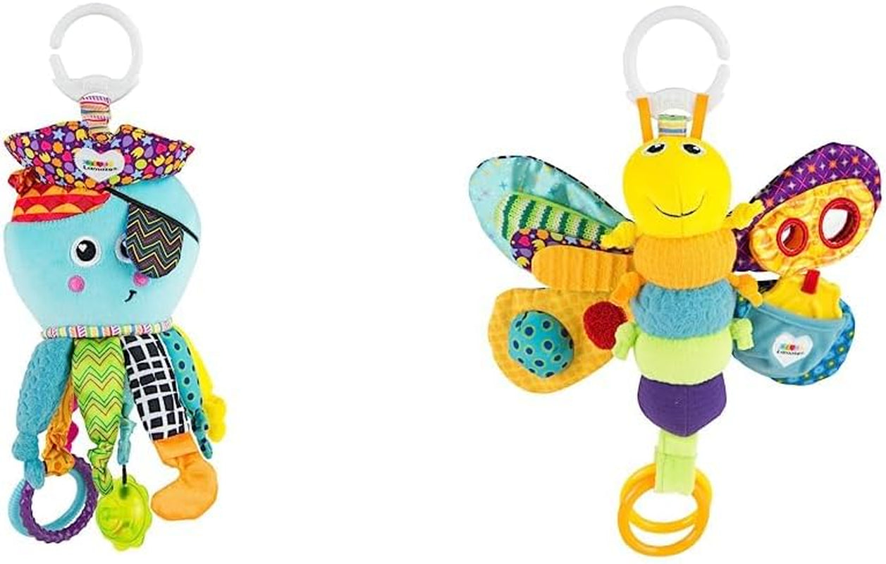 Lamaze speelgoed voor baby's Kapitein Calamari de piraten-octopus Clip & Go - hoogwaardig speelgoed voor peuters - vanaf 0 maanden & Freddie de vuurvlieg Clip & Go - hoogwaardig speelgoed voor peuters Bebe Naty Shop Speelgoed Standaard titel