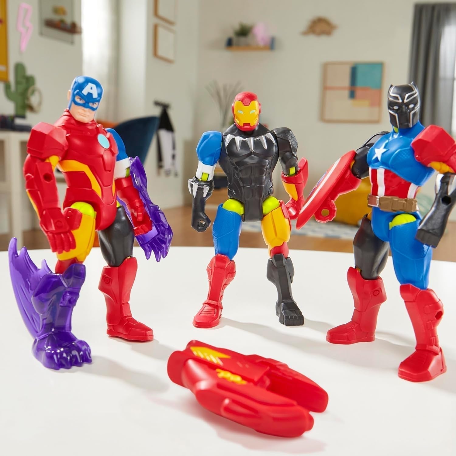 Mixmashers Marvel Captain America Avengers Mix-And-Match actiefiguur en accessoires Actiefiguren Naty Shop