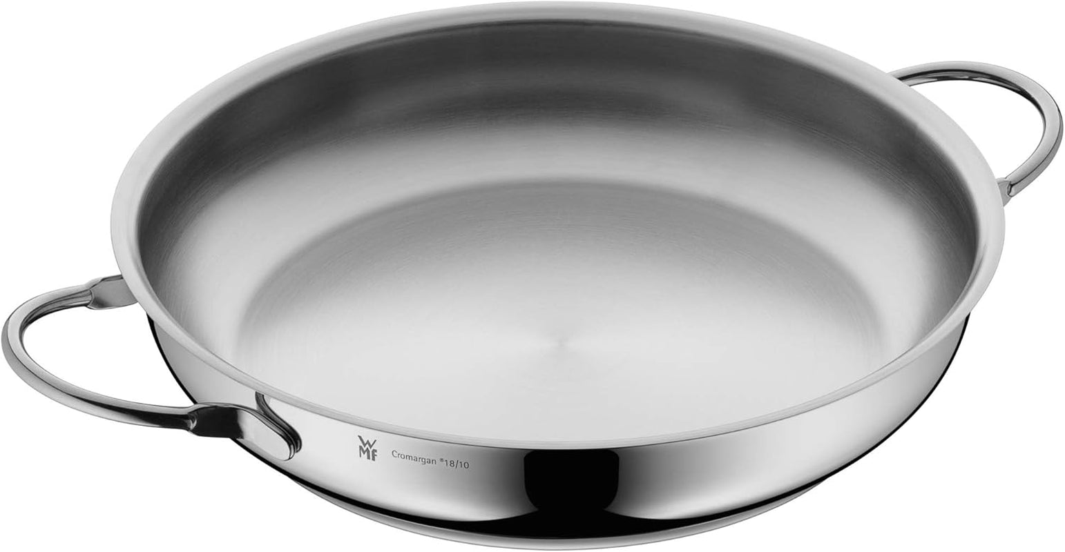 WMF Profi serveer-/braadpan 28 cm inductie, Cromargan roestvrijstalen pan, onafgedekt Potten en pannen Naty Shop 28Cm