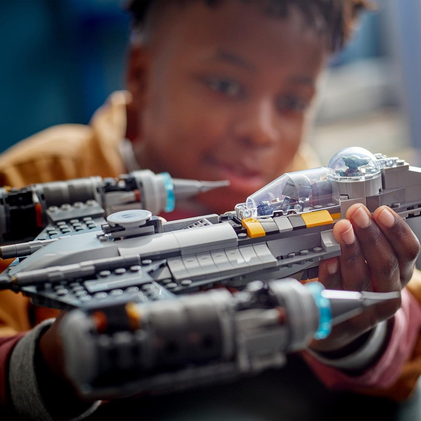 LEGO Star Wars Mandalorian Fighter N-1 uit het boek van Boba Fett Bouwspeelgoed met ruimteschip Set van 4 personages inclusief Baby Yoda figuur 75325 Bouwsets Besuche in LEGO-Store