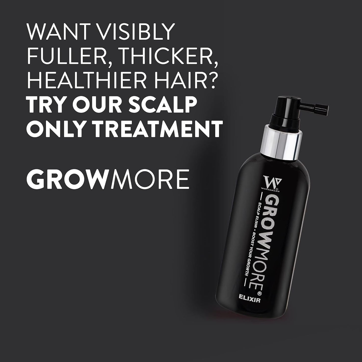 Watermans Grow More Elixir Haargroeiserum - Versterkt de haarwortels - Bevordert de haargroei - Voor dames en heren Haarverzorging Naty Shop