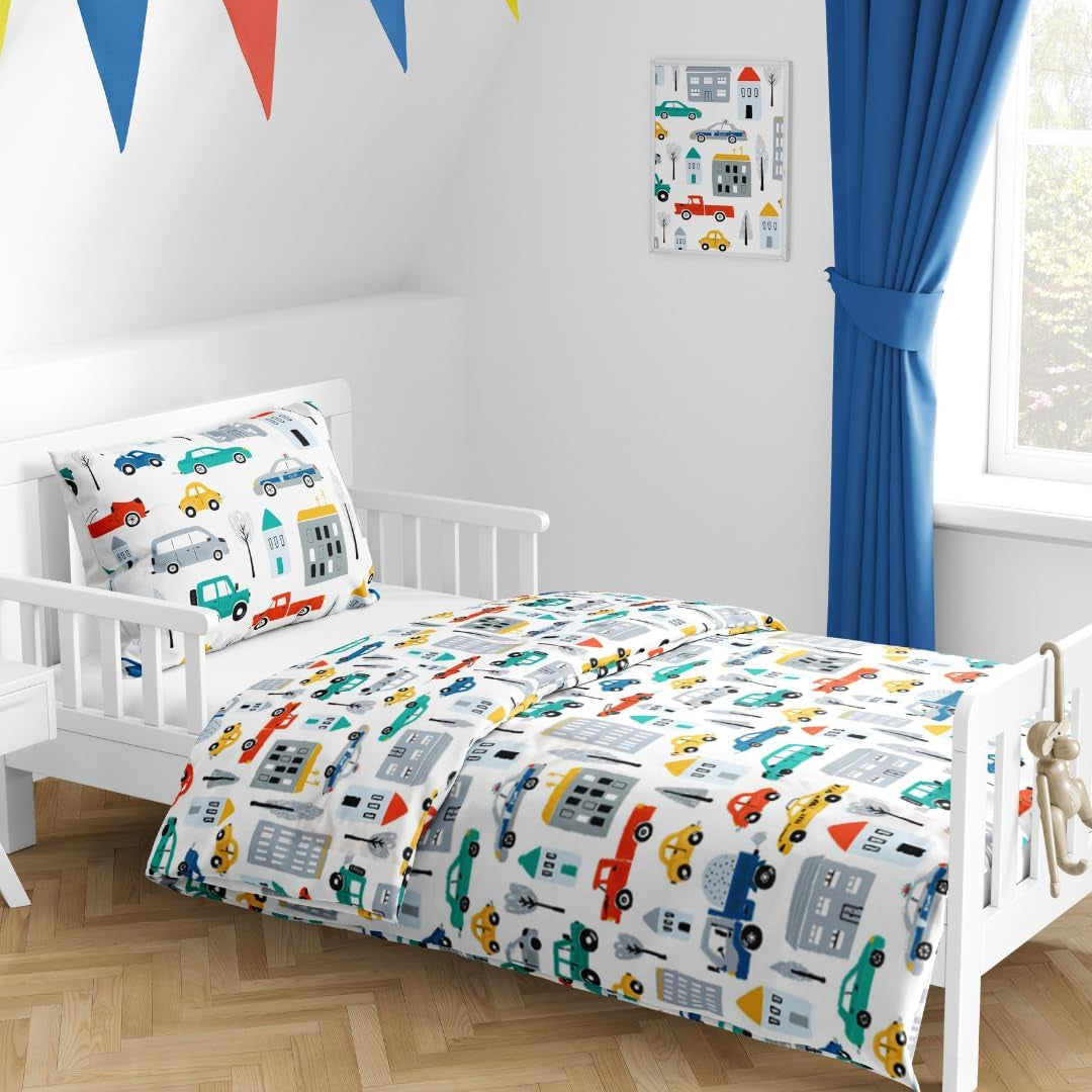 Beddengoed voor jongens, diverse motieven, 100% katoen Beddengoed - kinderen Naty Shop