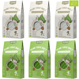 Elf-Family 6 Dozen (12 Stuks) Biologische Konjac Shirataki-noedels met ultralaag koolhydraatgehalte Veganistisch Glutenvrij - 1,62 kg, geen koolhydraten/Keto/laag in calorieën/vetvrij/suikervrije instantnoedels - Spaghetti en Fettuccine