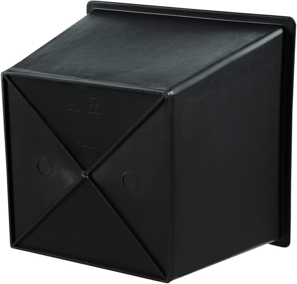 Dehner universele pot, kunststof, zwart, 30 x 26 x 26 cm