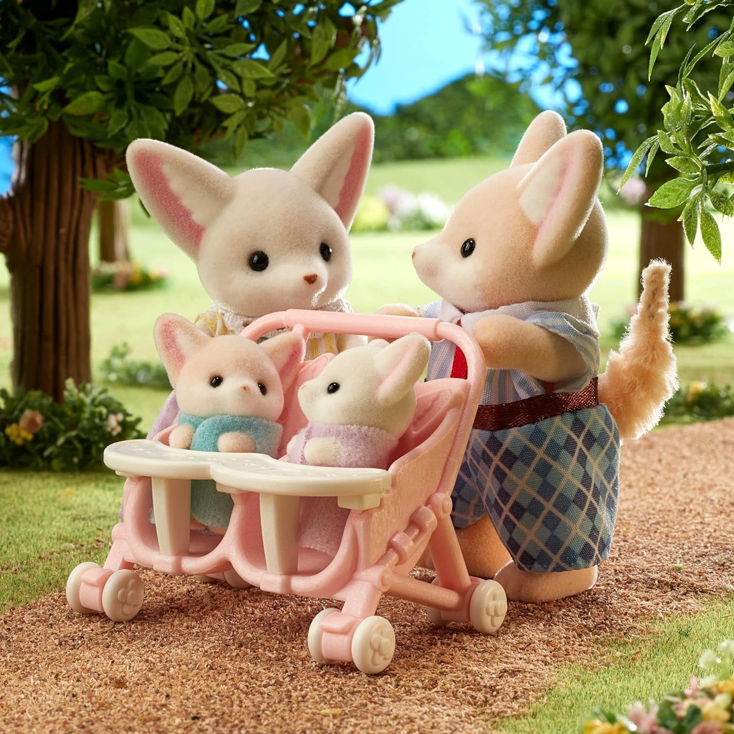 Sylvanian Families L5696 Family Desert Fox-poppen Naty Shop