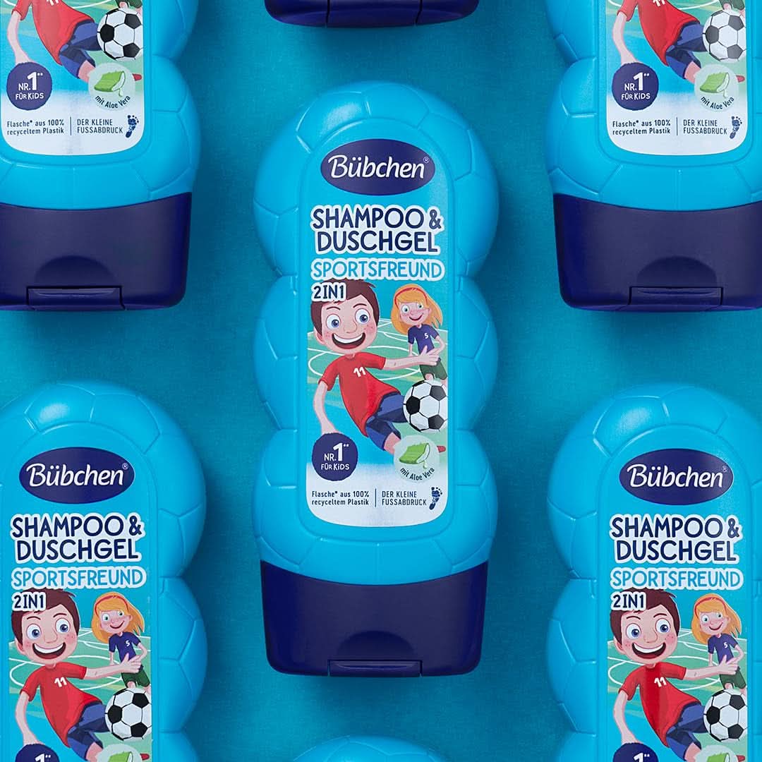 Bübchen Sportsfriend 2In1, Shampoo en douchegel, 230 ml Douche en bad Naty Shop