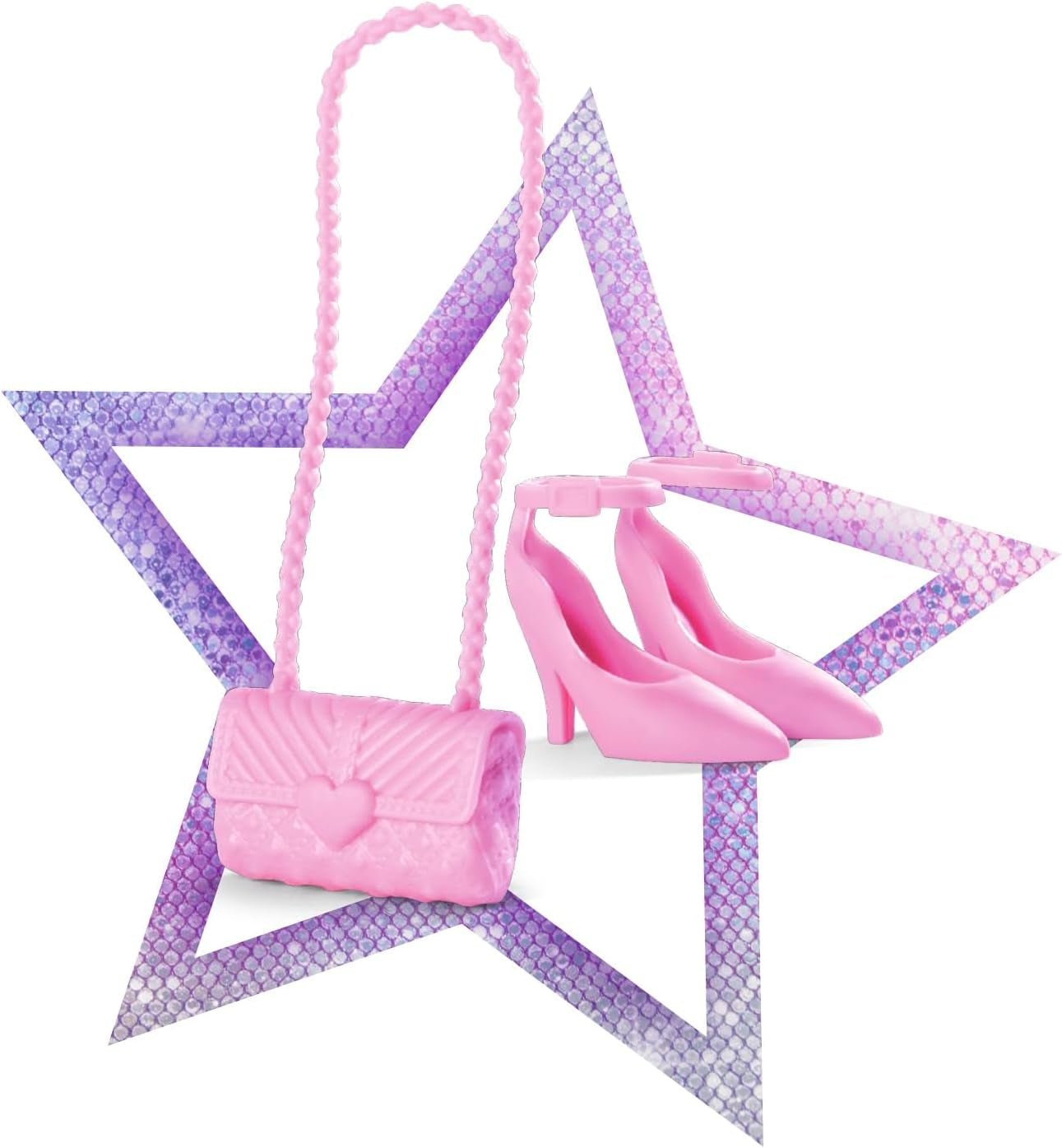 Simba Steffi Love Jeans & Glitter Bijpassend op 2 manieren EEN Item inbegrepen Glittertop met jeans en modeaccessoires voor poppen van 29 cm Pop niet inbegrepen Leeftijden 3+