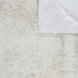 HOME DECO FACTORY Quilt met lang haar, 220Cm X 240Cm, beige Quilts en quilts Naty Shop