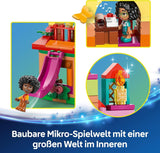 LEGO Ç€ Disney Encanto Mini House, bouwspeelgoed voor meisjes vanaf 5 jaar, fantasiespeelgoed en bouwset met Mirabel en Antonio Mini Dolls, een Capibara figuur en sleutel 43261 Bouwsets Besuche den LEGO-Store